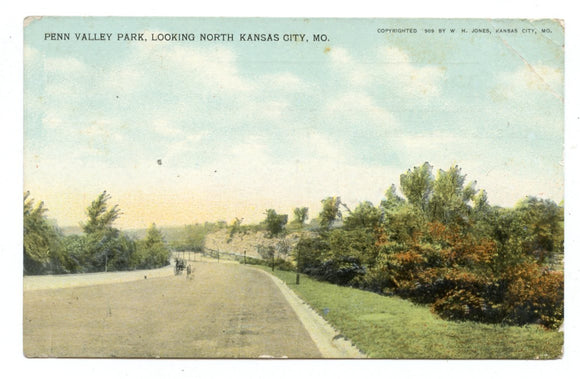 Penn Valley Park, Looking North, Kansas City, MO [Postcard]