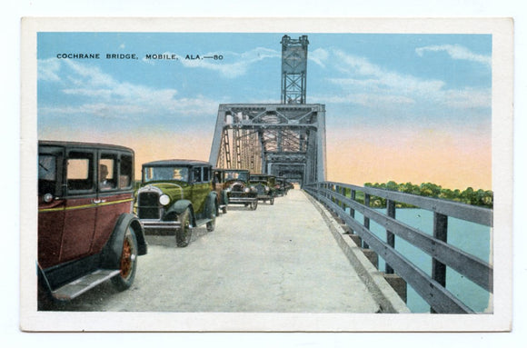 Cochrane Bridge, Mobile, AL [Postcard]