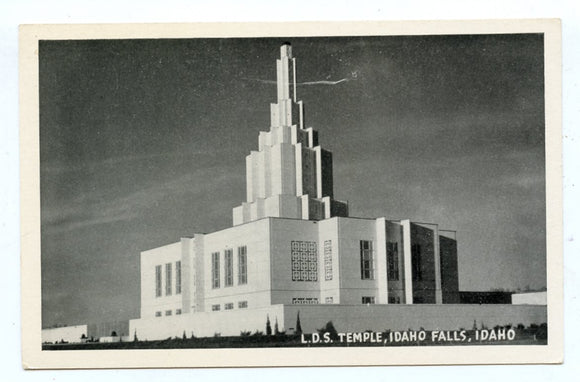 LDS Temple, Idaho Falls, ID [Postcard]