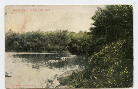 Navajo Bay, Spring Lake, MI [Postcard]