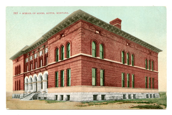 School of Mines, Butte, MT [Postcard]