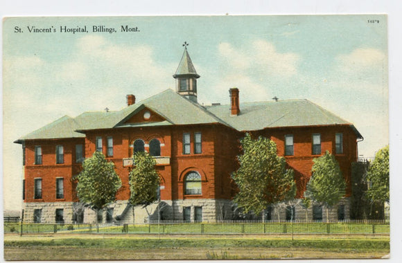 St. Vincent's Hospital, Billings, MT [Postcard]