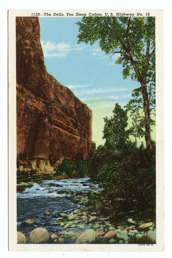 The Dells, Ten Sleep Canyon, WY [Postcard]