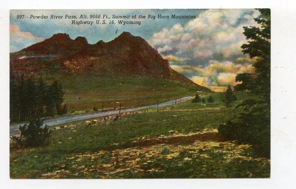 Powder River Pass, Big Horn Mountains, WY [Postcard]