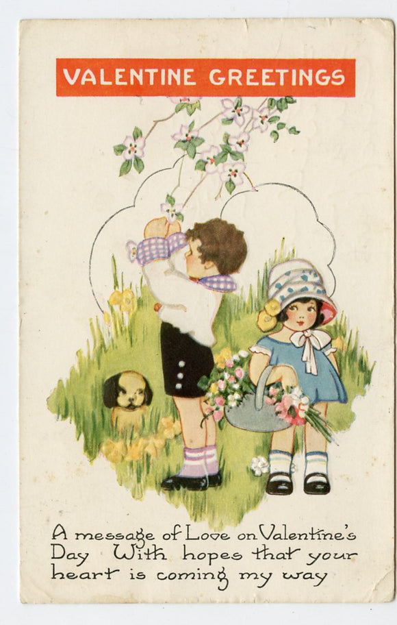 Valentine Greetings [Postcard]