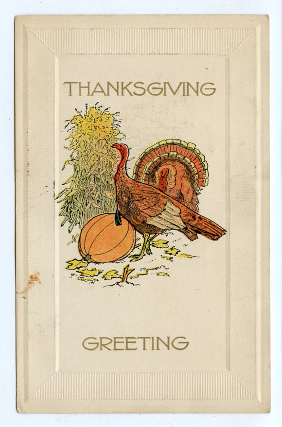 Thanksgiving Greetings [Postcard]