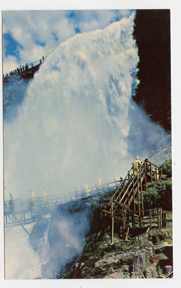 Catwalk at Cave of the Winds, Niagara Falls, NY [Postcard]
