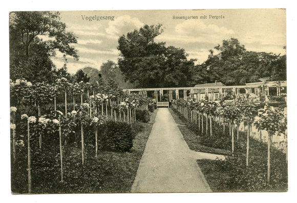 Rosengarten mit Pergola, Vogelgesang, Magdeburg [Postcard]