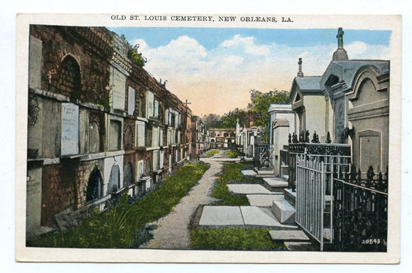 Old St. Louis Cemetery, New Orleans, LA [Postcard]