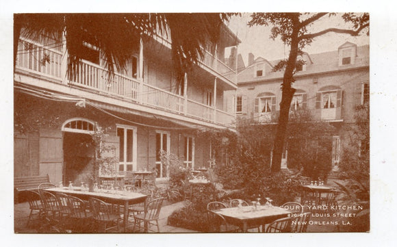 Court Yard Kitchen, 820 St. Louis Street, New Orleans, LA [Postcard]