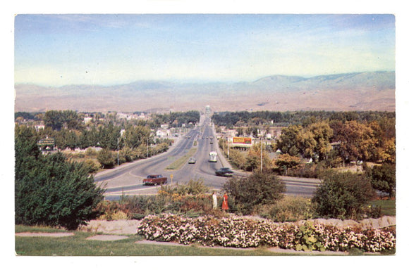 Looking Down Capitol Boulevard, Boise, ID [Postcard]