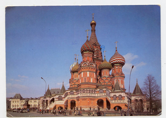 The Cathedral of the Intercession, St. Basil's, Moscow, Russia [Postcard]