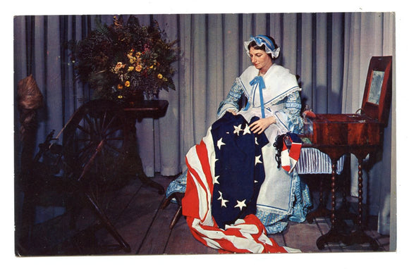 Making of the Flag, Betsy Ross, Philadelphia, PA [Postcard]