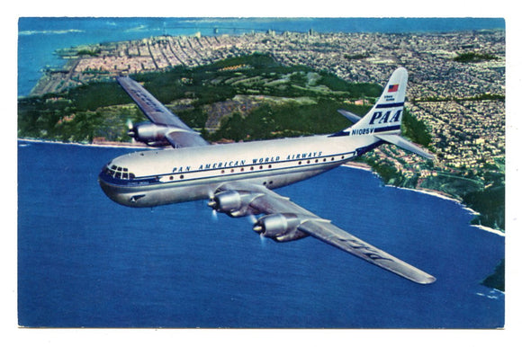 Pan American's Giant Super Strato Clippers [Postcard]