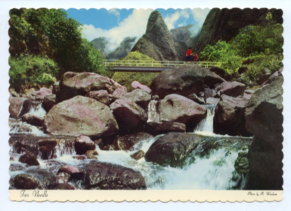 Iao Needle with New Cantilever Bridge, Maui, HI [Postcard]