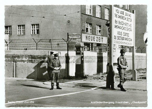 AuslanderUbergang Friedrichstr., Checkpoint, Berlin, Germany