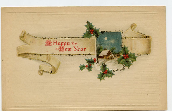 A Happy New Year [Postcard]