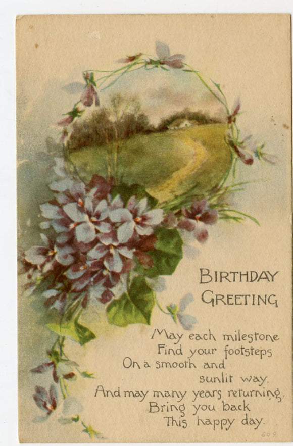 Birthday Greeting [Postcard]