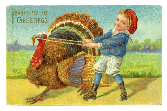 Thanksgiving Greetings [Postcard]