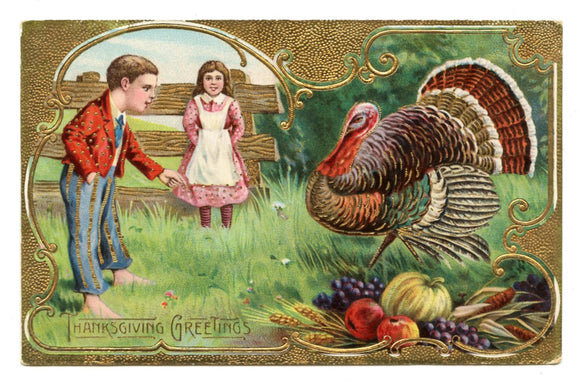 Thanksgiving Greetings [Postcard]