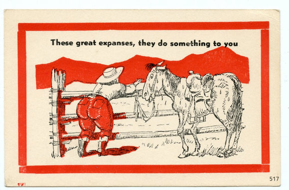 These Great Expanses, They Do Something to You [Postcard]