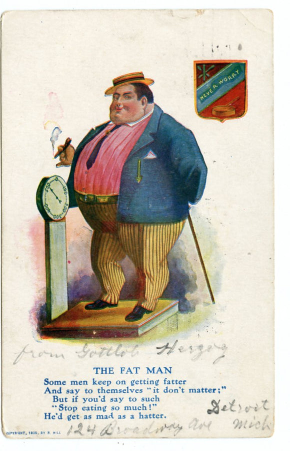 The Fat Man [Postcard]