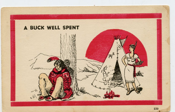 A Buck Well Spent [Postcard]