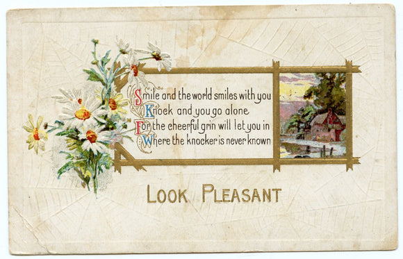 Look Pleasant [Postcard]