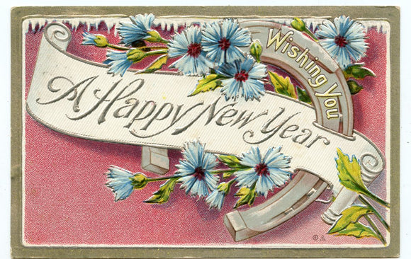 Wishing You a Happy New Year [Postcard]