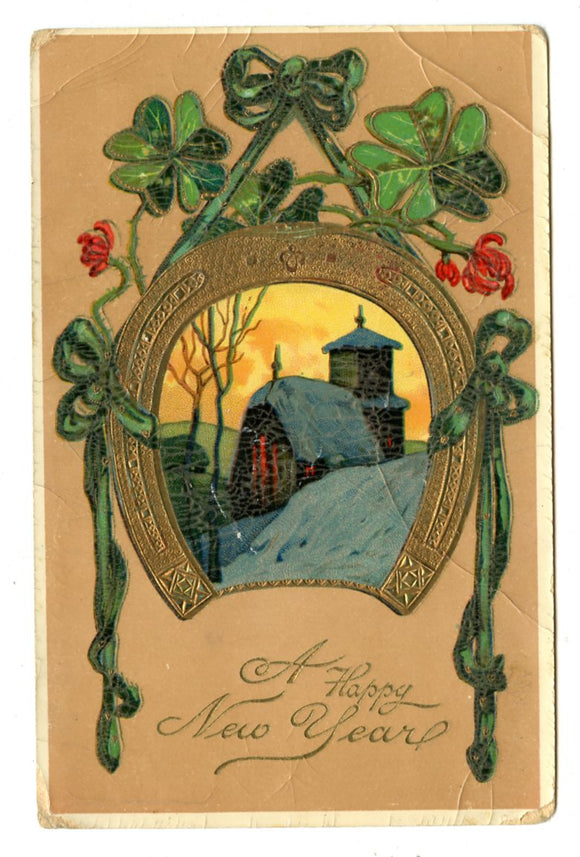 A Happy New Year [Postcard]