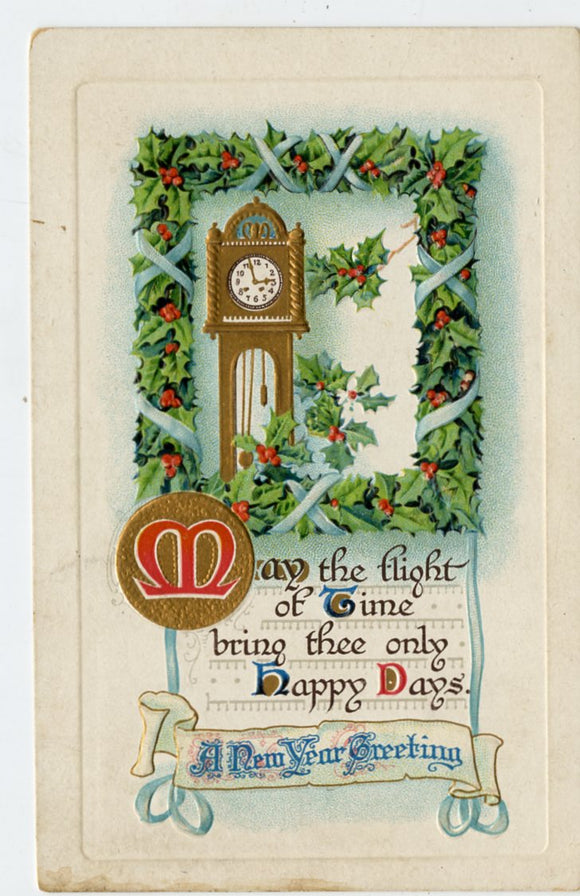 A New Year Greeting [Postcard]