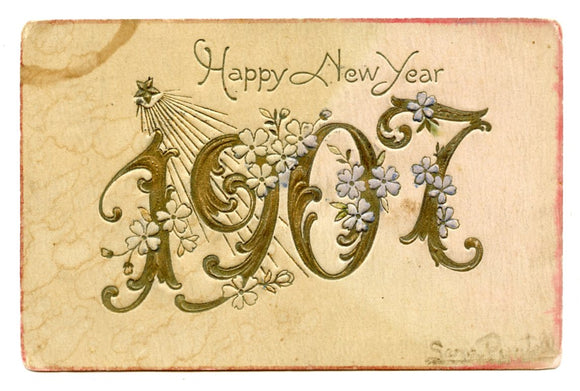 Happy New Year 1907 [Postcard]