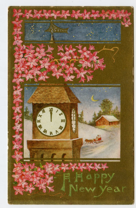 A Happy New Year [Postcard]