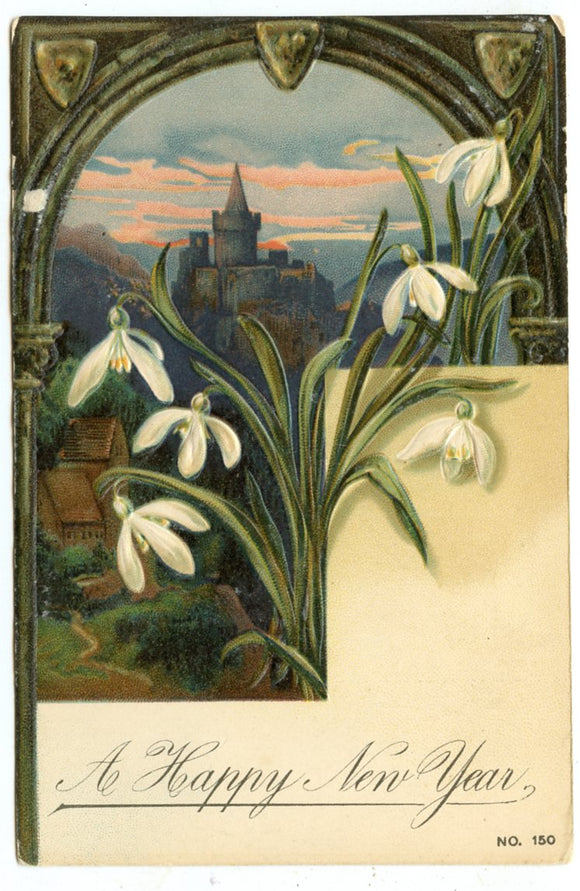 A Happy New Year [Postcard]