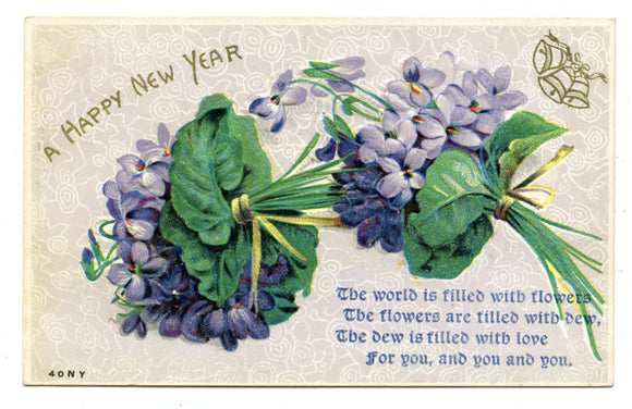 A Happy New Year [Postcard]