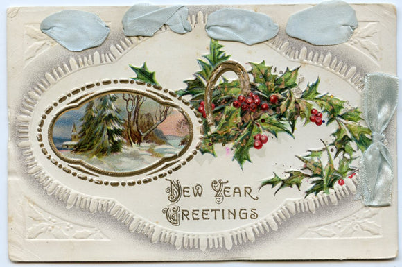 New Year Greetings [Postcard]