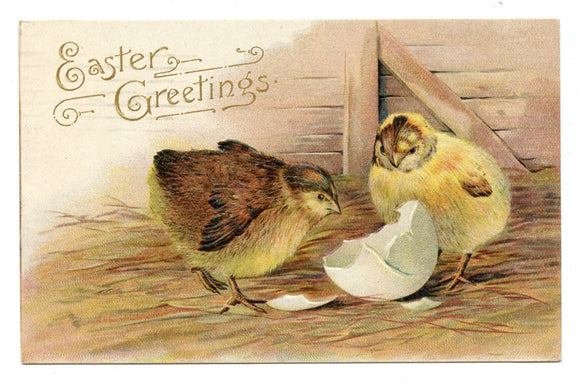 Easter Greetings [Postcard]