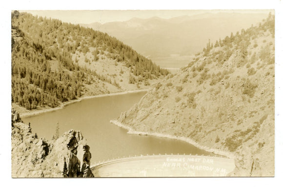 Eagles Nest Dam, near Cimarron, NM [Postcard]
