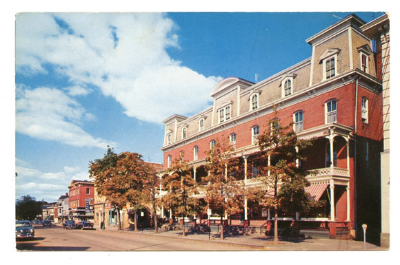 The Union Hotel and a View of Main Street, Flemington, NJ [Postcard]