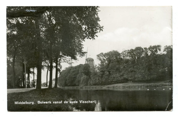 Bolwerk Vanaf de Oude Visscherij, Middleburg [Postcard]