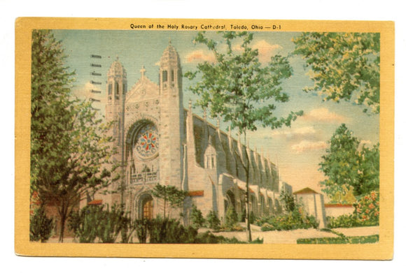 Queen of the Holy Rosary Cathedral, Toledo, OH [Postcard]
