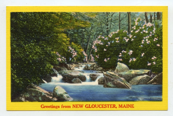 Greetings from New Gloucester, ME [Postcard]
