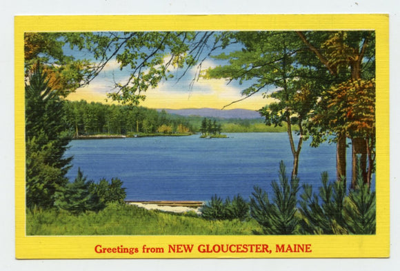 Greetings from New Gloucester, ME [Postcard]