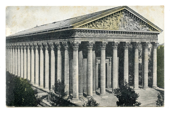 The Church of La Madeleine, Paris [Postcard]