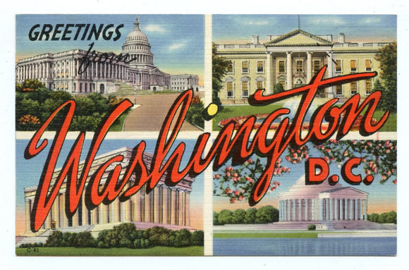 Greetings from Washington, DC [Postcard]