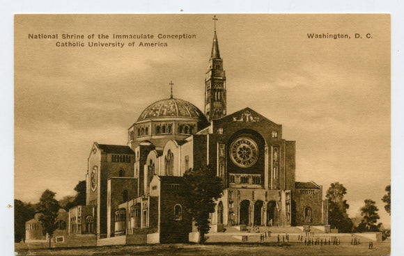 National Shrine of the Immaculate Conception, Catholic University of America, Washington, DC [Postcard]