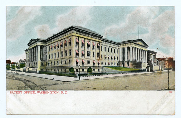 Patent Office, Washington, DC [Postcard]