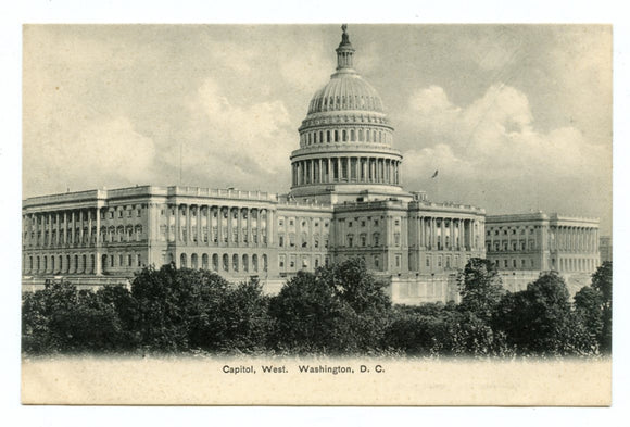 Capitol West, Washington, DC [Postcard]