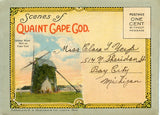 Scenes of Quaint Cape Cod, MA, Souvenir Folder [Postcard]