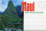 Maui The Valley Island Souvenir Folder [Postcard]